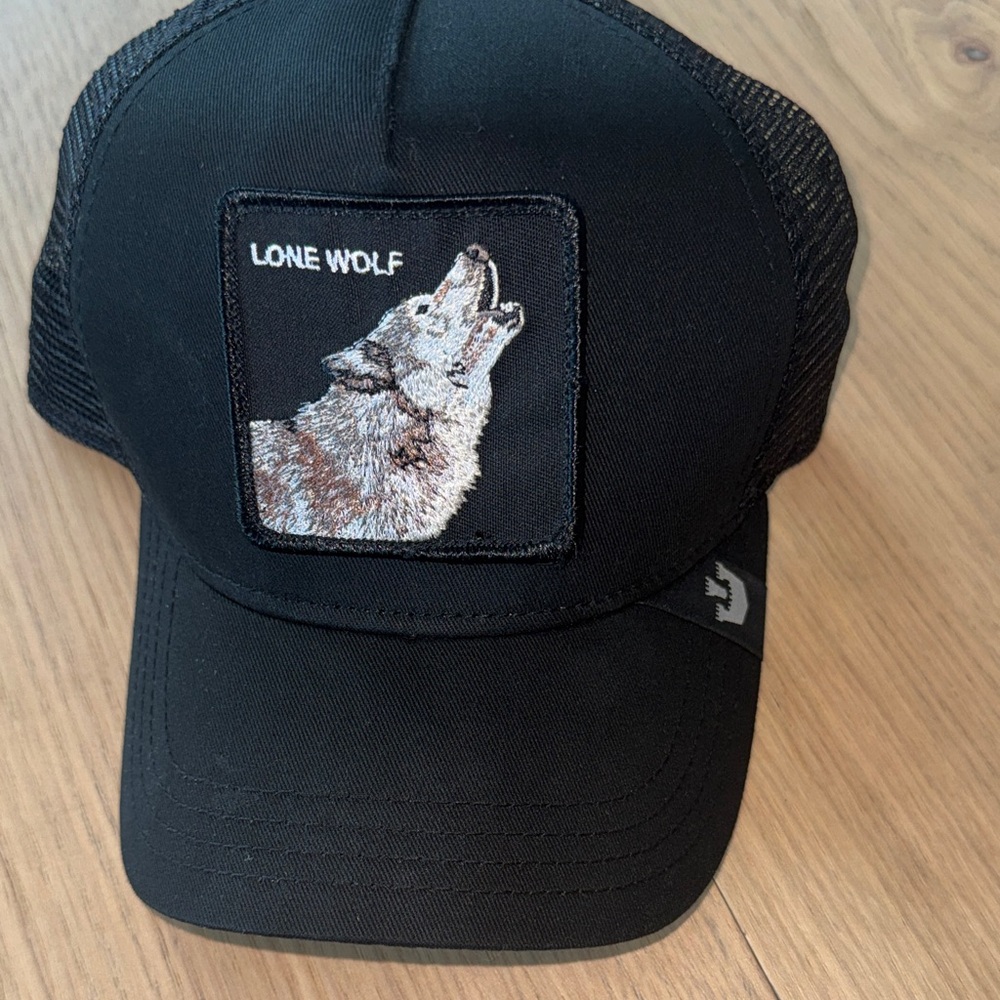 Lone Wolf Goorin Bros. Black Mesh Cap - Picture 3 of 8